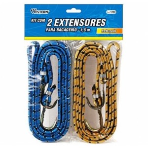 ELASTICO EXTENSOR 02 PC 1,5 MT 1723 WESTERN