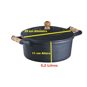 CACAROLA ALCA MAD 26 C/ TP FERRO 15857 LIBANEZA