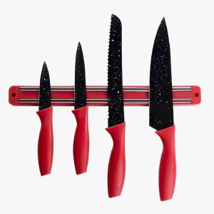 KIT FACAS 4 PCS + SUPORTE MAGNETICO 7478 KEHOME