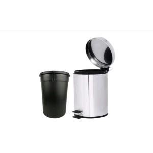 LIXEIRA INOX 08LTS C/ PEDAL MZ-33325 MONALIZA