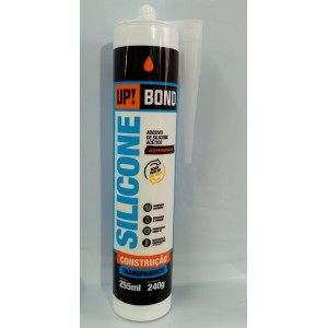 SILICONE TRANSP TUBO 240G/255ML UPBOND