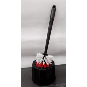 ESCOVA SANITARIA C/POTE PRETA BOVOLIN