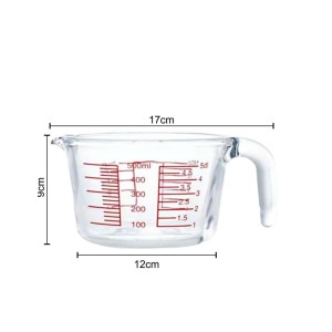 JARRA CRYSTAL MEDIDORA 500 ML GL7541 ORIGINAL