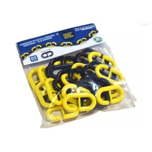 CORRENTE PLAST ZEBRADA MONTAVEL ELO GRANDE 2MT 25826