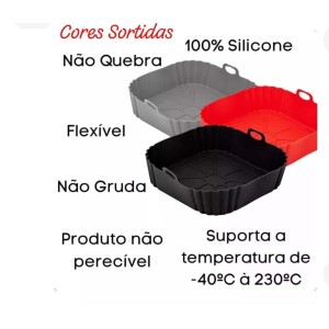 FORMA SILICONE AIRFRYER QUAD SU231317 21 CM UNY
