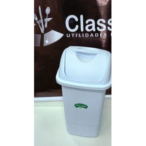 LIXEIRA BASCULANTE 30L BRANCO 12438300 PLASVALE