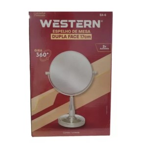 ESPELHO MESA LENTE AUMENTO RED 17CM EA-6 WESTERN