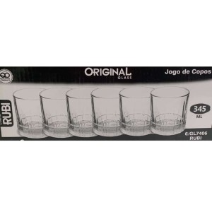 COPO RUBI 345 ML GL7406 (JG C/6 PCS) ORIGINAL