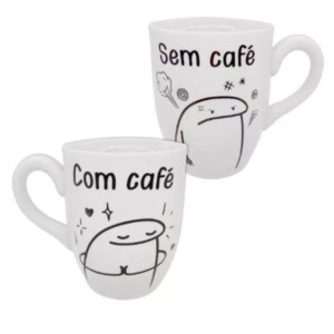 CANECA MEME 350ML CANC113 PORCELANA HAUSKRAFT