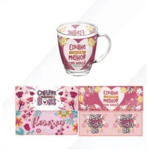 CANECA FANCY FLORESCA 380ML 88387 KEHOME