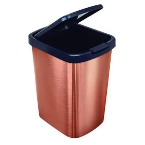 LIXEIRA 9 LTS C/CLICK LABEL ROSE 25499 ARQPLAST