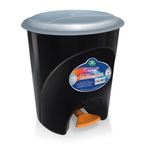 LIXEIRA 12 LTS C/ PEDAL CP-12 ARQPLAST