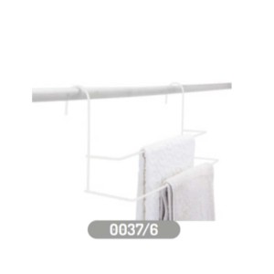SUPORTE TOALHAS DUPLO 0037/6 BRANCO AZZO