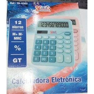 CALCULADORA ELETRONICA MANUAL YA-4302 CAERUS