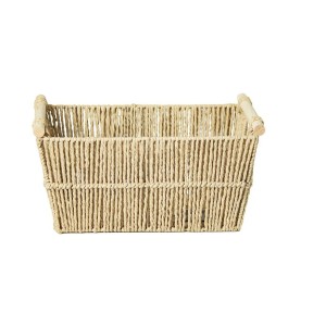 CESTO FIBRA C/ ALCA BAMBU 35X23X15 CM NATURE 3661 PARAMOUNT