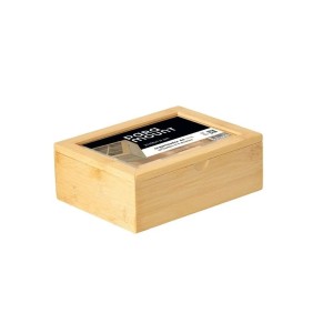 ORGANIZADOR CHA BAMBU 6 DIVISOES  21X16X7,5 CM 2225 PARAMOUNT