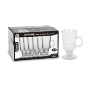 TACA CAPPUCCINO CRYSTAL (JG C/6) GL7531 ORIGINAL