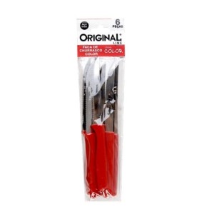 FACA CHURRASCO VERM SL0767D (PCT C/ 6) ORIGINAL