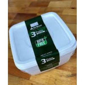 KIT C/03 ORGANIZA FACIL BX 1700 ML TRANSPARENTE  T/SORT. REF.4126 TRITEC