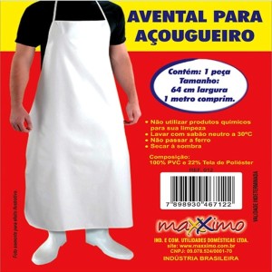 AVENTAL ACOUGUEIRO NAPA COM BRILHO MAXXIMO