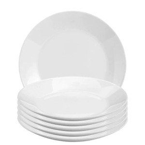 PRATO S/MESA VIDRO CLASSIC 20CM 16689 (JG C/6) INGA