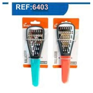 RALADOR 15CM PLASTICO SORTIDO 6403 ONYX