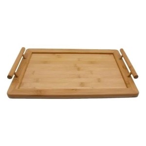 BANDEJA BAMBU C/ ALCA 35X24CM TBBU-044 HAUSKRAFT