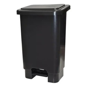 LIXEIRA 50 LTS C/PEDAL LX50PT PRETA DMTLIXEIRA 50 LTS C/PEDAL LX50PT PRETA DMT