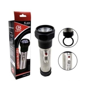 LANTERNA MANUAL DE LED A PILHA SQ3384