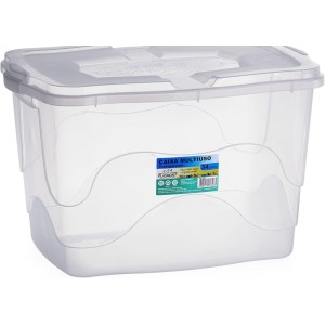 CAIXA MULTI-USO 34L TRANPARENTE 0347 PLASMONT