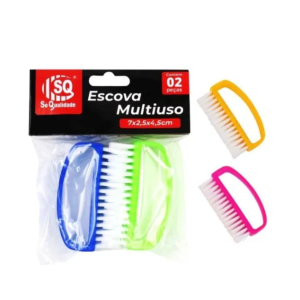 ESCOVA UNHA C/ 2 PCS SQ3967